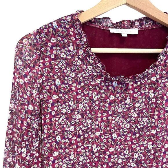 Olivaceous Mini Floral Top - Picture 2 of 6